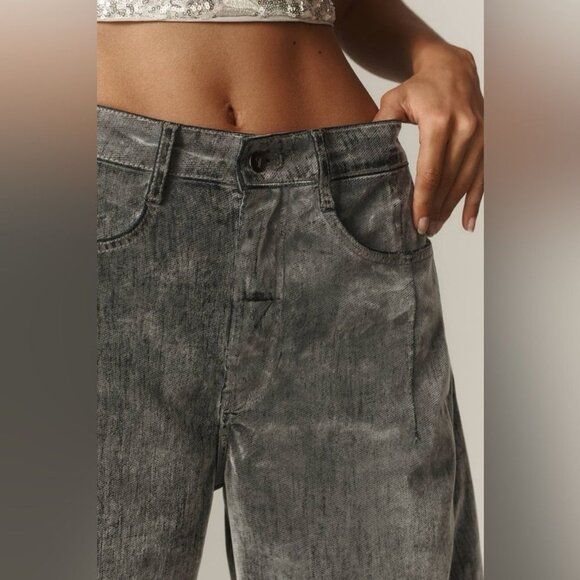 NWT Size 30 Tall - The Kenna Heritage Cotton Barrel Jeans Velvet (NWT US$198) - Picture 2 of 16